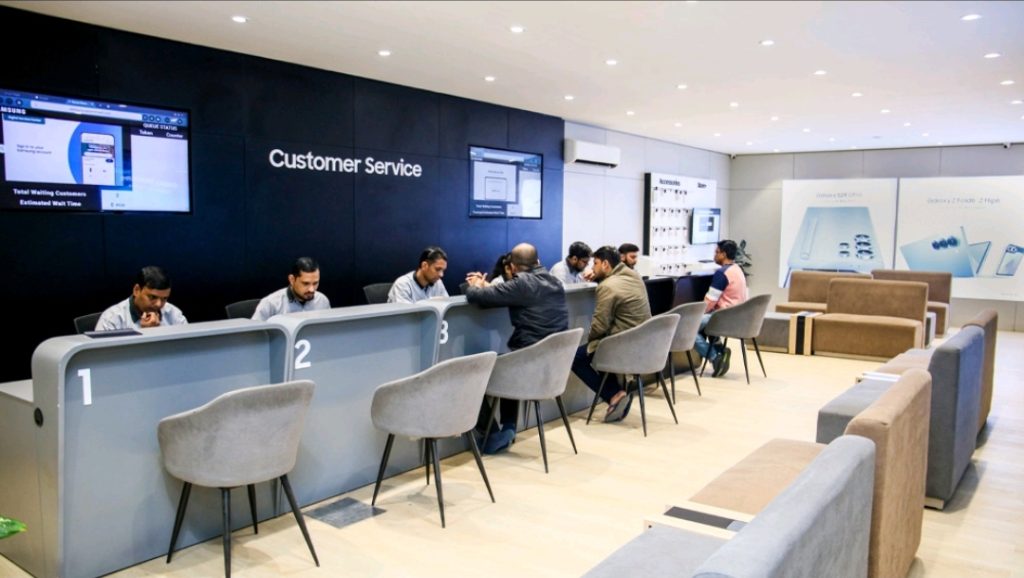 Samsung Service Centre Redesign Enhances Customer Experience