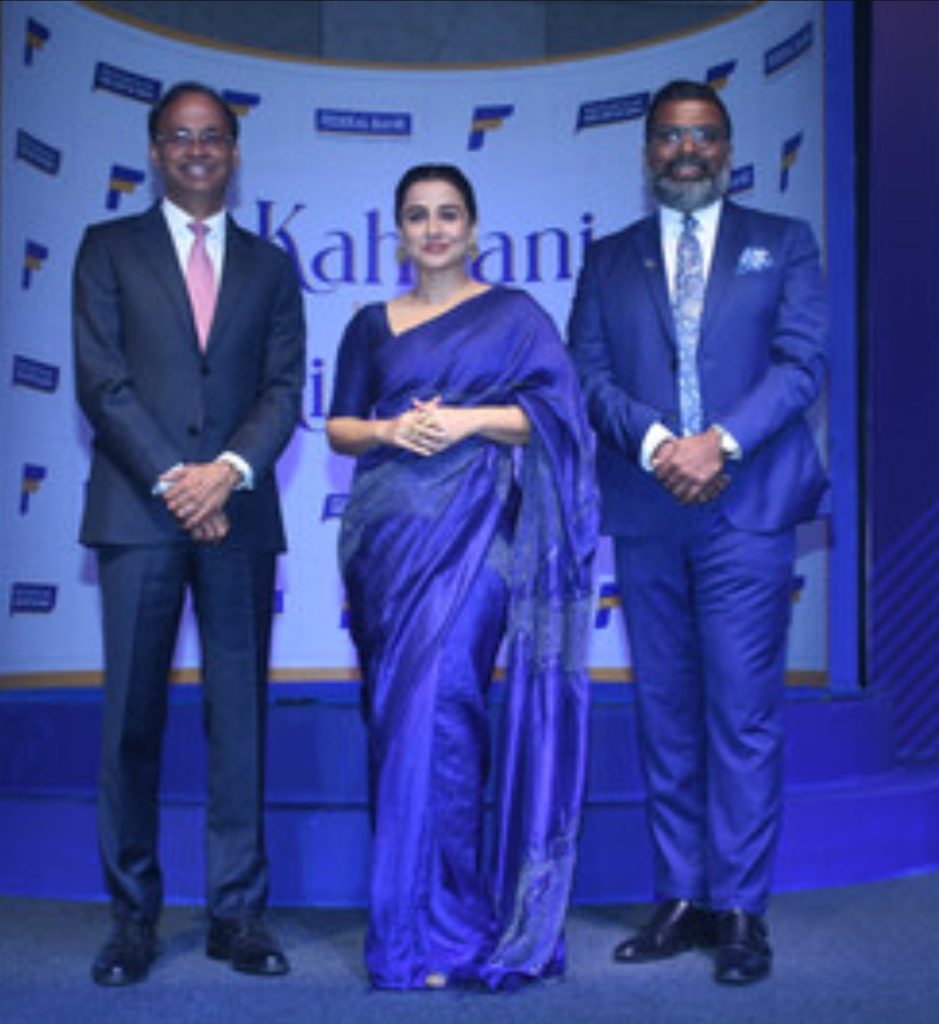 Federal Bank CX Elevates with Vidya Balan as Brand Ambassador