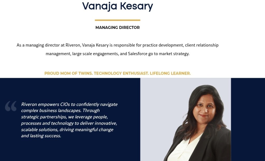 Vanaja Kesary on Hybrid CRM: Blending AI Precision at Riveron