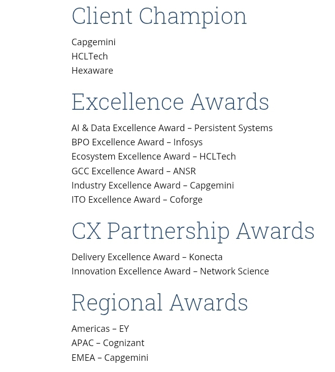 ISG Star of Excellence: Recognizing CX Leadership in 2025