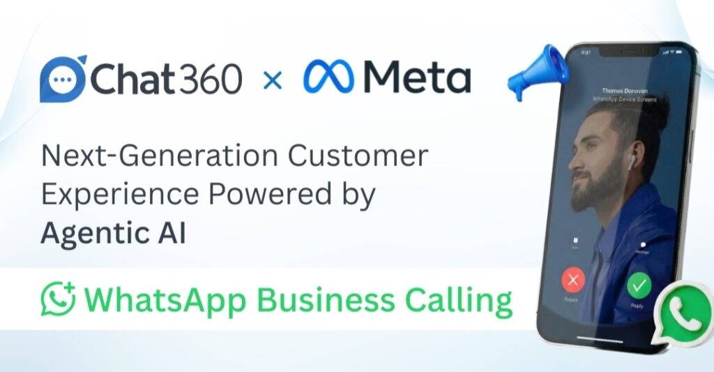 WhatsApp Voice Calling Transforms Enterprise CX with Chat360–Meta Partnership