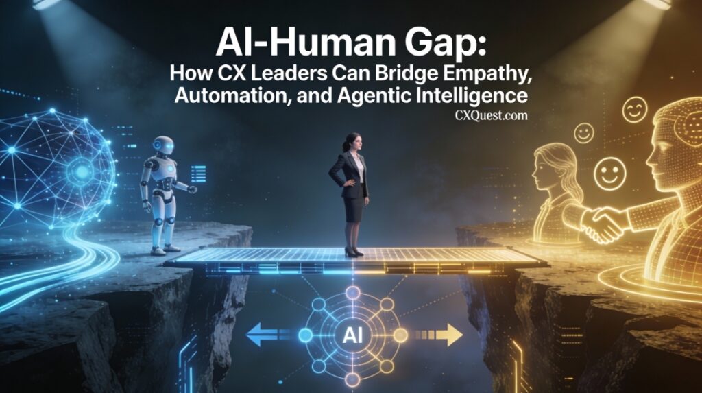 AI-Human Gap: How CX Leaders Can Bridge Empathy, Automation, and Agentic